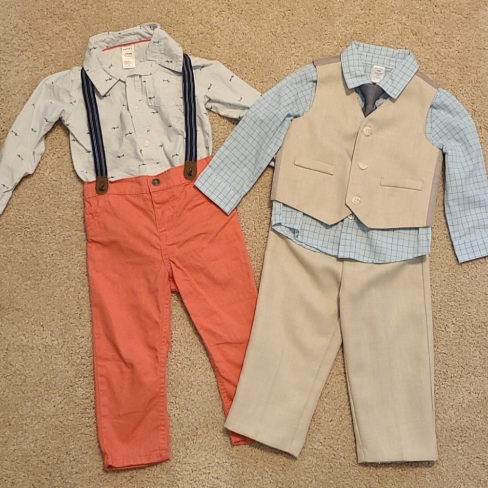 Easter Sunday outfits Carter's and George outfits size 24 months 2 outfits
